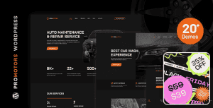 ProMotors – Car Service and Detailing WordPress Theme