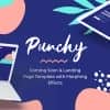 Punchy – Coming Soon and Landing Page Template with Morphing Effects