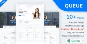 Queue – Django Personal Portfolio Template
