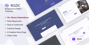 Rozic – Creative HTML5 Template