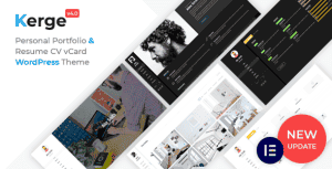 Kerge – Personal Portfolio Resume Theme