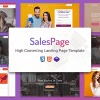 SalesPage – Landing Page Template for Creative Agencies, Apps, Portfolio Websites & Small Businesses