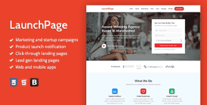 LaunchPage – Premium HTML Landing Page Template