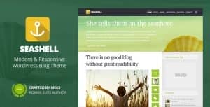 SeaShell – Modern Responsive WordPress Blog Theme