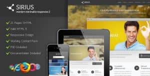 Sirius – Modern Minimalist Responsive 2