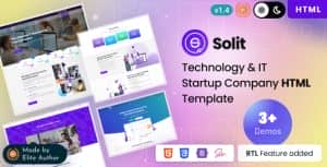 Solit – IT Startup & Technology Solutions Bootstrap 5 Template