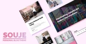 Souje – Personal WordPress Blog Theme