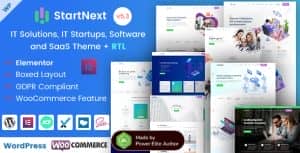 StartNext – IT Startup & Technology Services WordPress Theme