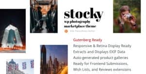 Stocky – A WordPress Stock Photography Marketplace Theme