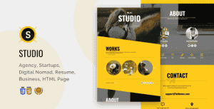 Software, Business, Product, IT Startup, Agency, SaaS Html – Studio