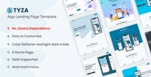 Styza – App Landing Page Template