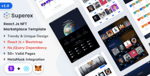 Superex – React NFT Marketplace