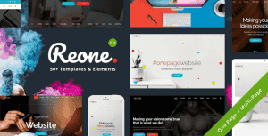 Reone – One Page Parallax