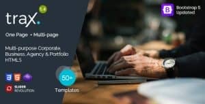 Trax – One Page Parallax