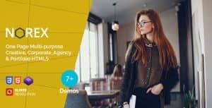 Norex – One Page Parallax