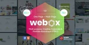 Webox – One Page Parallax