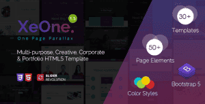 XeOne – One Page Parallax