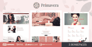 Primavera – Beauty Salon & Hairdresser WordPress Theme