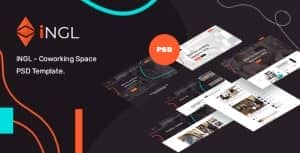Ingl – Coworking Space PSD Template