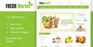 Fresh Market – OpenCart 2 & 3 Responsive Theme