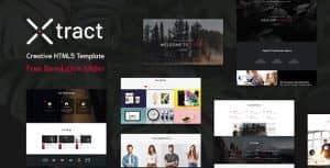 Xtract – Creative One Page Template