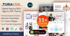 Turacos – IT & SEO Marketing Agency Portfolio WordPress Theme