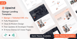 Upwind – Django 5 Landing Page Template