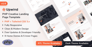 Upwind – PHP Multipurpose Landing Template