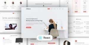 Vakavia – React Landing Page Template
