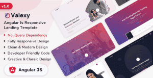 Valexy – Angular 14 Landing Template