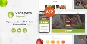 VegaDays – Vegetarian Food Festival & Eco Event WordPress Theme