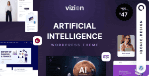 Vizion 4.0 – Artificial Intelligence WordPress Theme