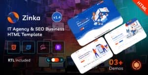 Zinka – IT Agency & SEO Business Bootstrap 5 Template