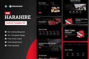 Harahire – Seafood Elementor Pro Template Kit