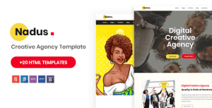 Nadus – Creative Agency HTML5 Template