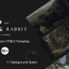 Rabbit – Creative Coming Soon HTML5 Template