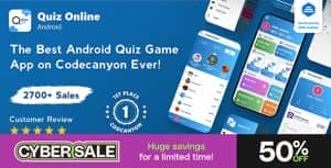 Quiz Online | Trivia Quiz | Android Quiz Game + Admin Panel
