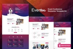 Eventen – Event Conference Elementor Pro Template Kit