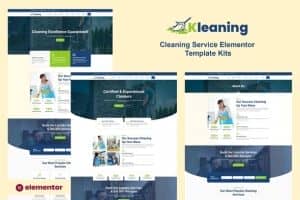 Kleaning – Cleaning Service Elementor Pro Template Kit