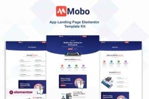 Mobo – App Landing Page Elementor Pro Template Kit