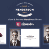 Henderson – vCard & Resume WordPress Theme