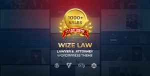WizeLaw – Law, Lawyer and Attorney WordPress Theme