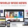 World Wide News – Magazine Responsive WordPress Theme