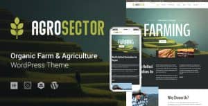 Agrosector – Agriculture & Organic Food WordPress Theme
