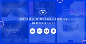 Yoox – Creative One Page & Parallax WordPress Theme