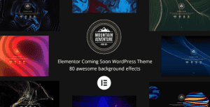 Mountain – Elementor Coming Soon WordPress Theme