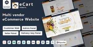 eCart Web – Multi Vendor eCommerce Marketplace