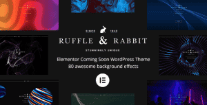 Rabbit – Elementor Coming Soon WordPress Theme