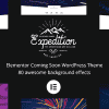 Expedition – Elementor Coming Soon WordPress Theme