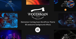 Woodsman – Elementor Coming Soon WordPress Theme